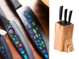 Набор керамических ножей MIKADZO IMARI BLACK